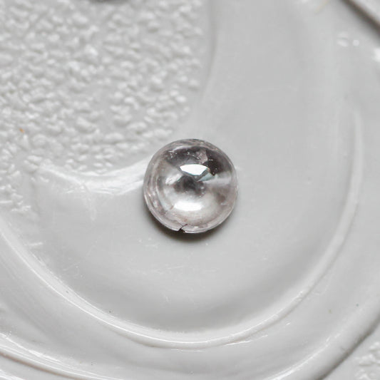 ナチュラルダイヤモンド 0.08ct カボションカット 2.9mm×2.9mm×1.2mm【MJ3165】