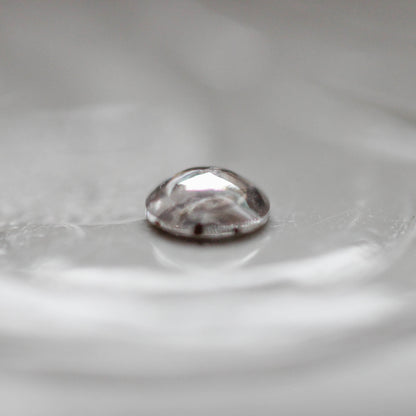 ナチュラルダイヤモンド 0.08ct カボションカット 2.9mm×2.9mm×1.2mm【MJ3165】