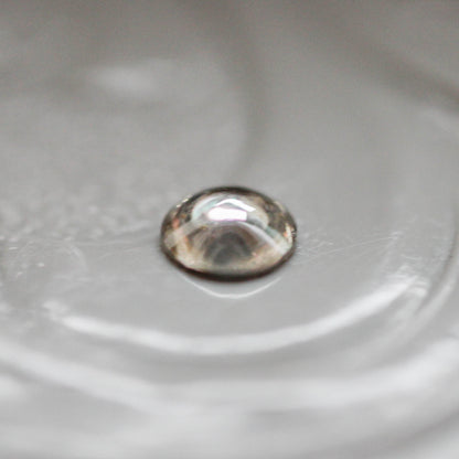 ナチュラルダイヤモンド 0.07ct カボションカット 2.8mm×2.8mm×1.0mm【MJ3166】