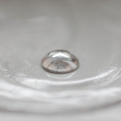 ナチュラルダイヤモンド 0.08ct カボションカット 3.0mm×3.0mm×1.0mm【MJ3167】