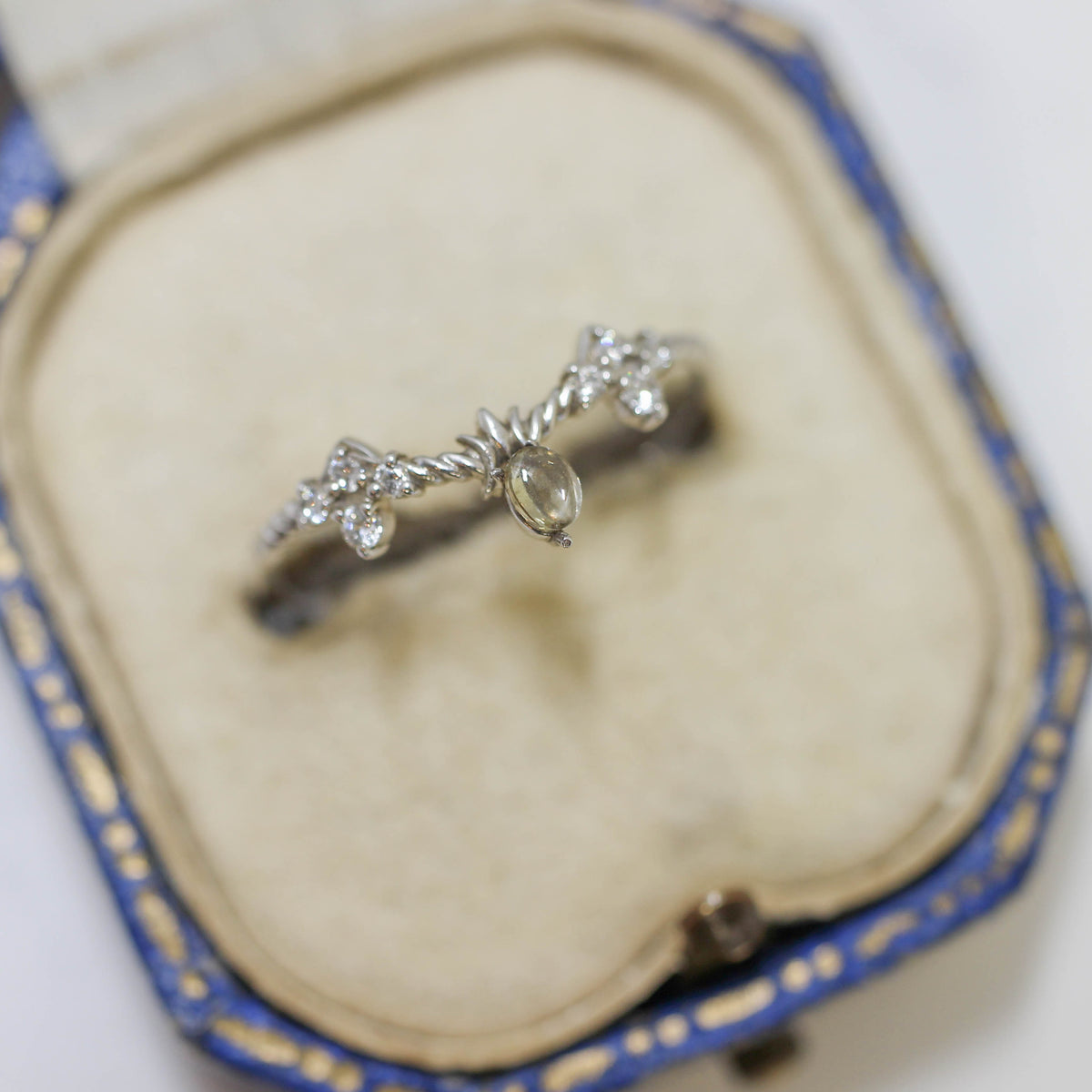 ブラウンダイヤモンド 0.07ct カボションカット 3.1mm×2.4mm×0.8mm【MJ3163】