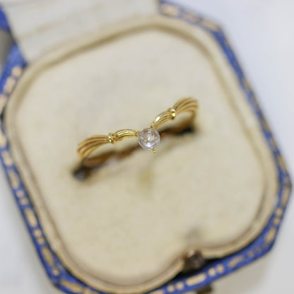 ナチュラルダイヤモンド 0.08ct カボションカット 2.9mm×2.9mm×1.2mm【MJ3165】