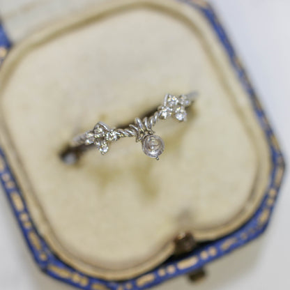 ナチュラルダイヤモンド 0.08ct カボションカット 2.9mm×2.9mm×1.2mm【MJ3165】