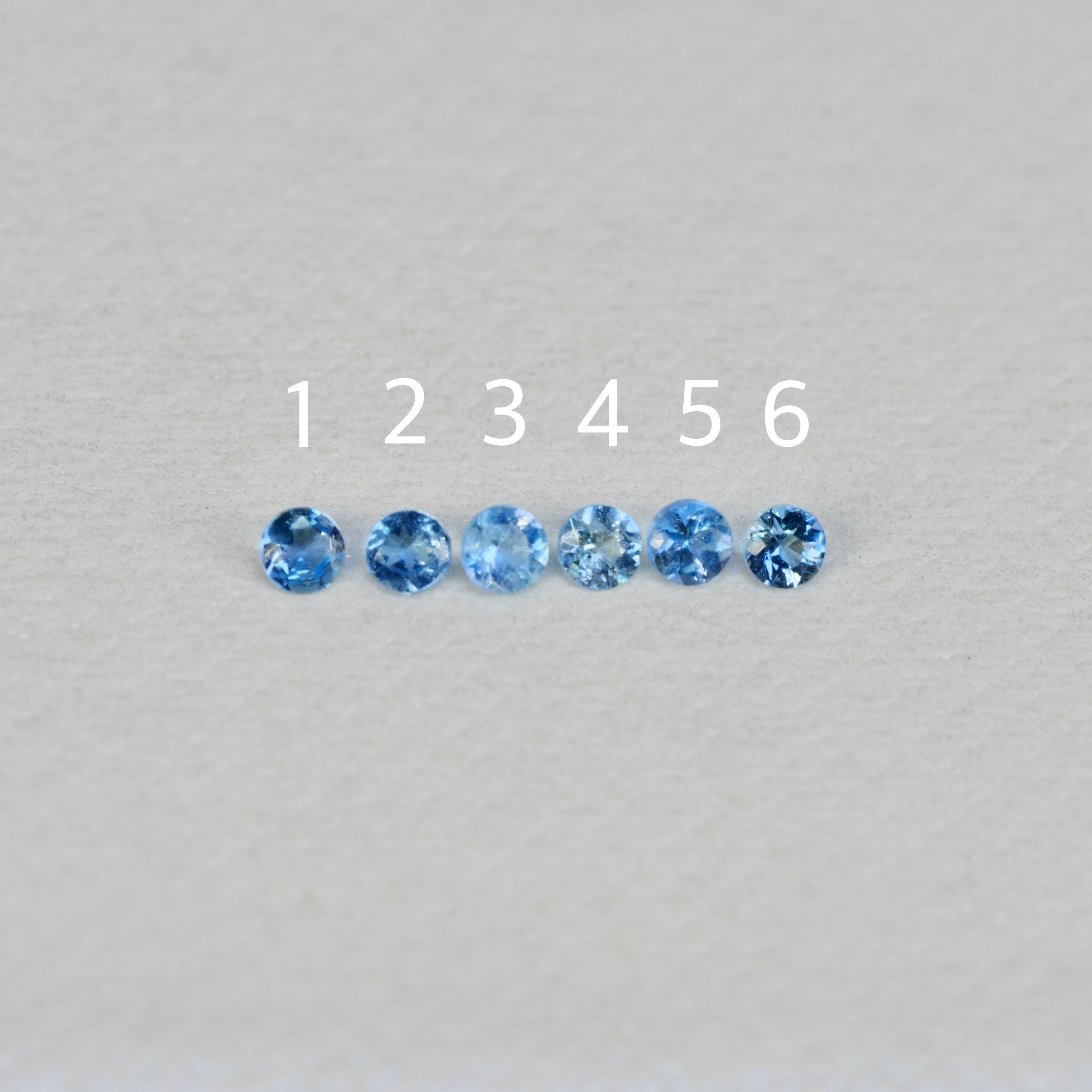 期間・数量限定特別価格】サンタマリアアクアマリン 0.02ct ラウンド