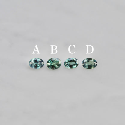 アレキサンドライト 0.11ct～0.13ctct オーバルカット 【MJ2548】