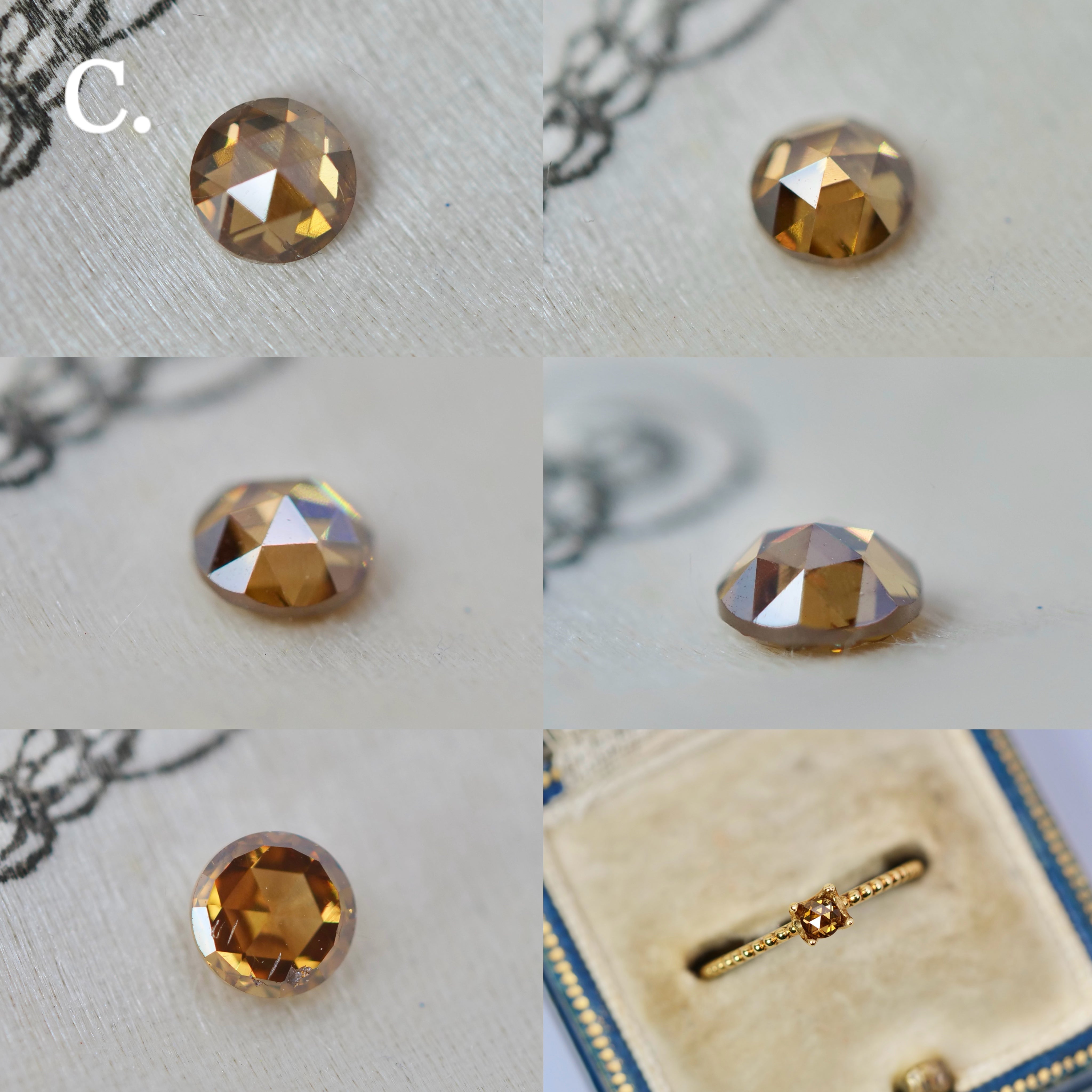 ブラウンダイヤモンド ローズカット 3mm【MJ2537】 – Mei JEWELRY