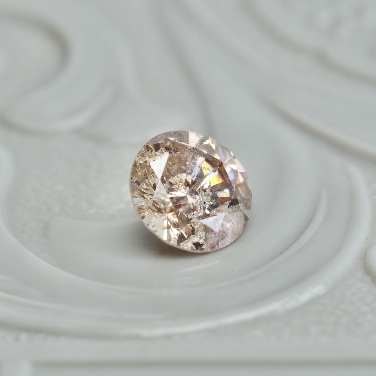 ダイヤモンド 0.41ct ラウンドブリリアントカット 4.7mm×4.7mm×2.9mm【MJ2816】