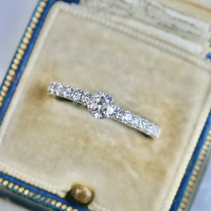 ダイヤモンド 0.40ct ラウンドブリリアントカット 4.6mm×4.6mm×2.9mm【MJ2818】