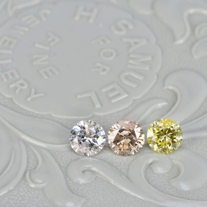 ダイヤモンド 0.41ct ラウンドブリリアントカット 4.7mm×4.7mm×2.9mm【MJ2816】