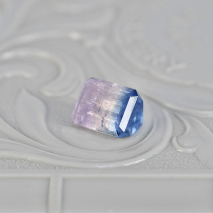 パーティーカラードトルマリン 1.60ct エメラルドカット 6.8mm×5.4mm×4.4mm【MJ2829】