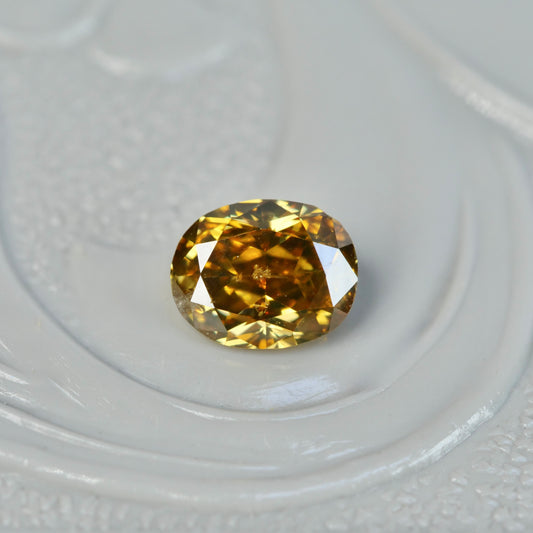 ナチュラルダイヤモンド 0.32ct オーバルカット 4.7mm×3.7mm×2.2mm【MJ2604】