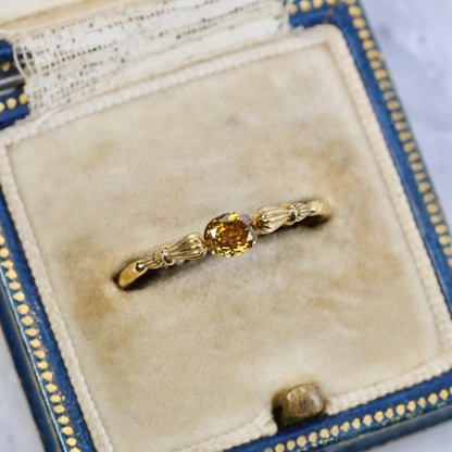 ナチュラルダイヤモンド 0.32ct オーバルカット 4.7mm×3.7mm×2.2mm【MJ2604】