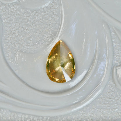 ナチュラルダイヤモンド 0.21ct ペアシェイプカット 5.3mm×3.6mm×1.7mm【MJ2603】