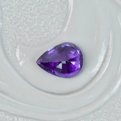 バイカラーサファイア 0.33ct ペアシェイプカット 5.0mm×3.6mm×2.2mm【MJ2545】