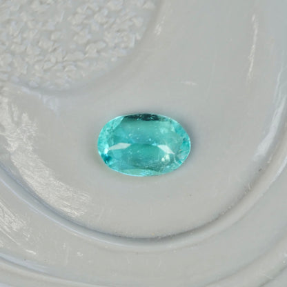 パライバトルマリン ブラジル産 0.06ct オーバルカット 3.1mm×2.1mm×1.4mm【MJ2550-2】