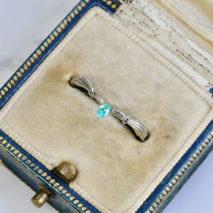 パライバトルマリン ブラジル産 0.06ct オーバルカット 3.1mm×2.1mm×1.4mm【MJ2550-2】