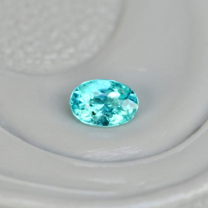 パライバトルマリン ブラジル産 0.05ct オーバルカット 2.8mm×2.0mm×1.4mm【MJ2550-3】