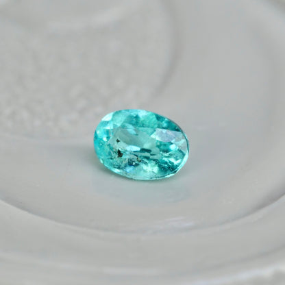 パライバトルマリン ブラジル産 0.05ct オーバルカット 2.8mm×2.0mm×1.4mm【MJ2550-3】