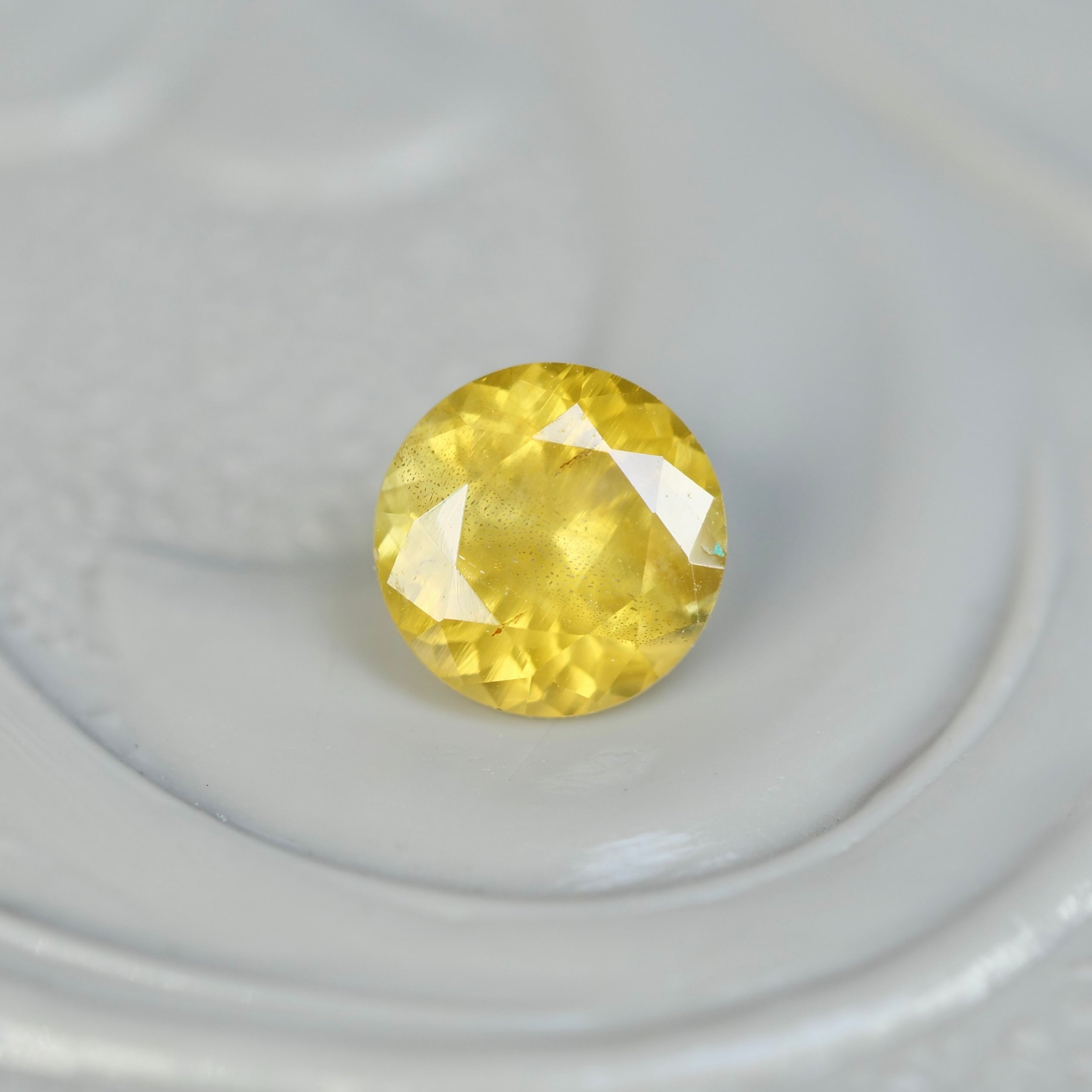 ジルコン 黄色 イエロージルコン 0 29ct ラウンドカット 3 7mm 3 7mm 2