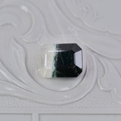 バイカラートルマリン 2.03ct エメラルドカット 8.4mm×6.8mm×3.9mm【MJ2948】
