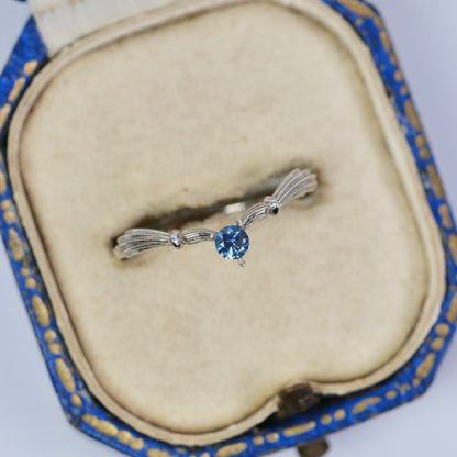 モンタナサファイア 0.14ct ラウンドカット 3.0mm×3.0mm×2.0mm【MJ2961】