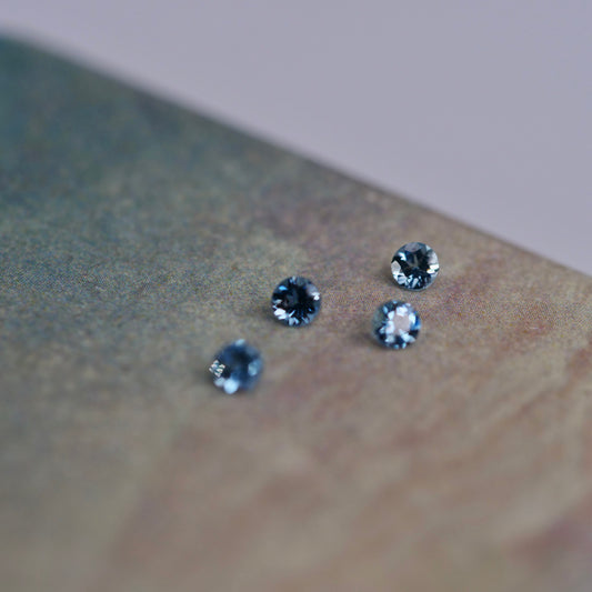 サンタマリアアクアマリン ラウンドカット 3mm【MJ2538】