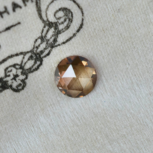 ブラウンダイヤモンド 0.18ct  ローズカット 3.8mm×3.8mm×1.2mm【MJ2607】