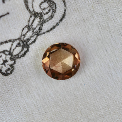 ブラウンダイヤモンド 0.18ct  ローズカット 3.8mm×3.8mm×1.2mm【MJ2607】