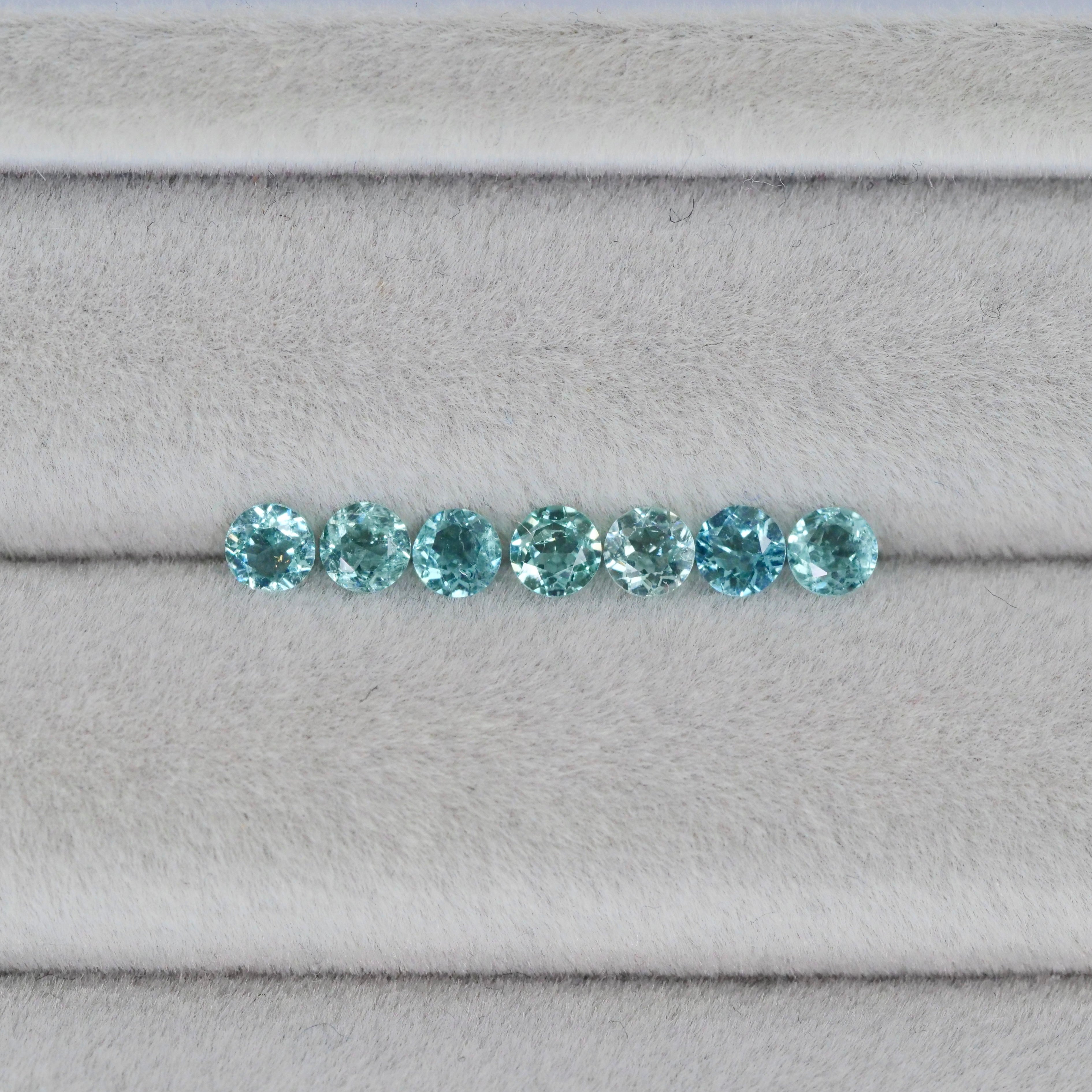 ブルートルマリン ラウンドカット 3mm×7pcs セット【MJ2683】 – Mei