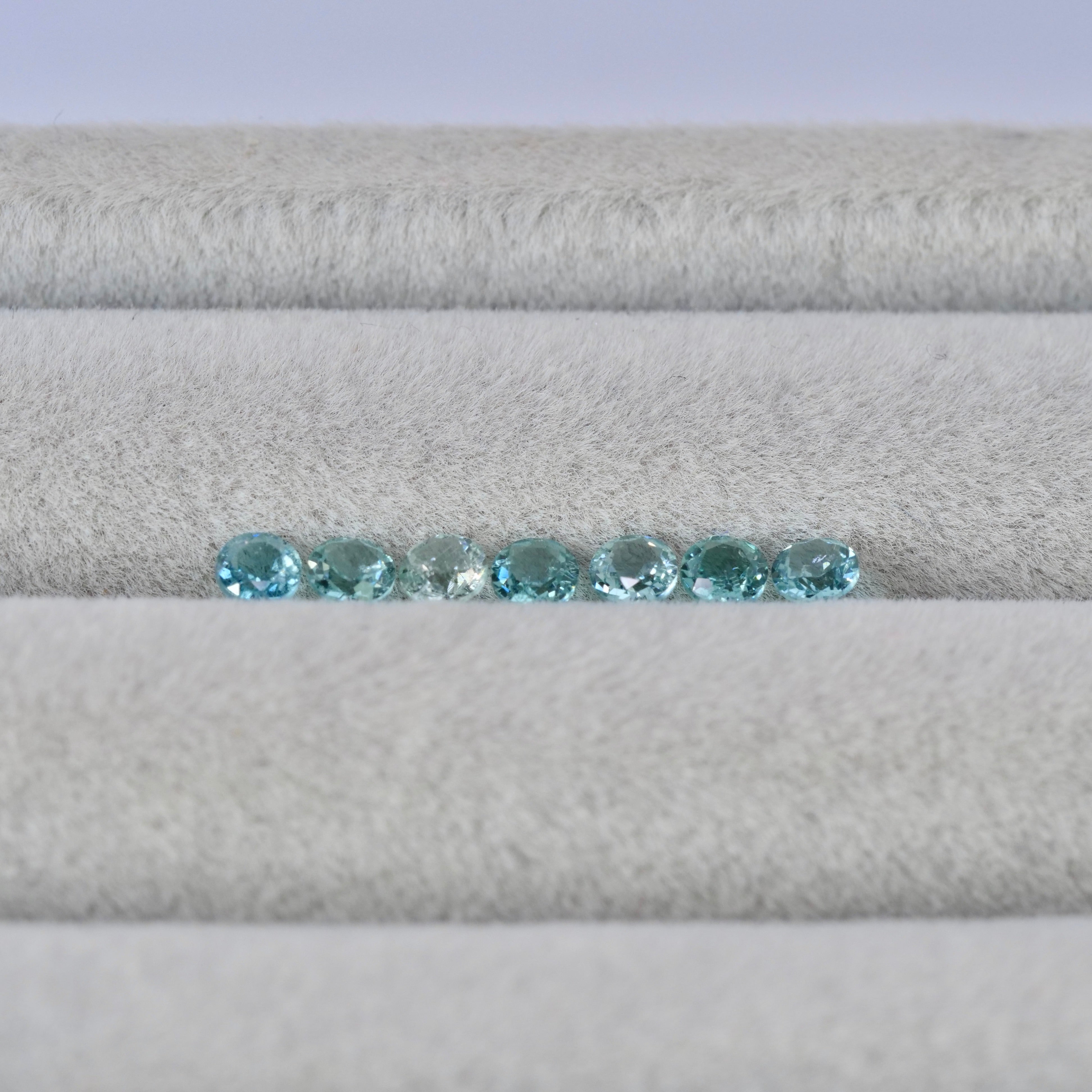 ブルートルマリン ラウンドカット 3mm×7pcs セット【MJ2684】 – Mei