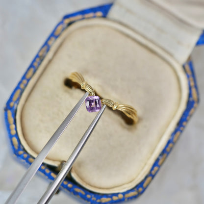 スピネル 0.26ct  クッションカット 3.8mm×3.6mm×2.4mm【MJ2964】