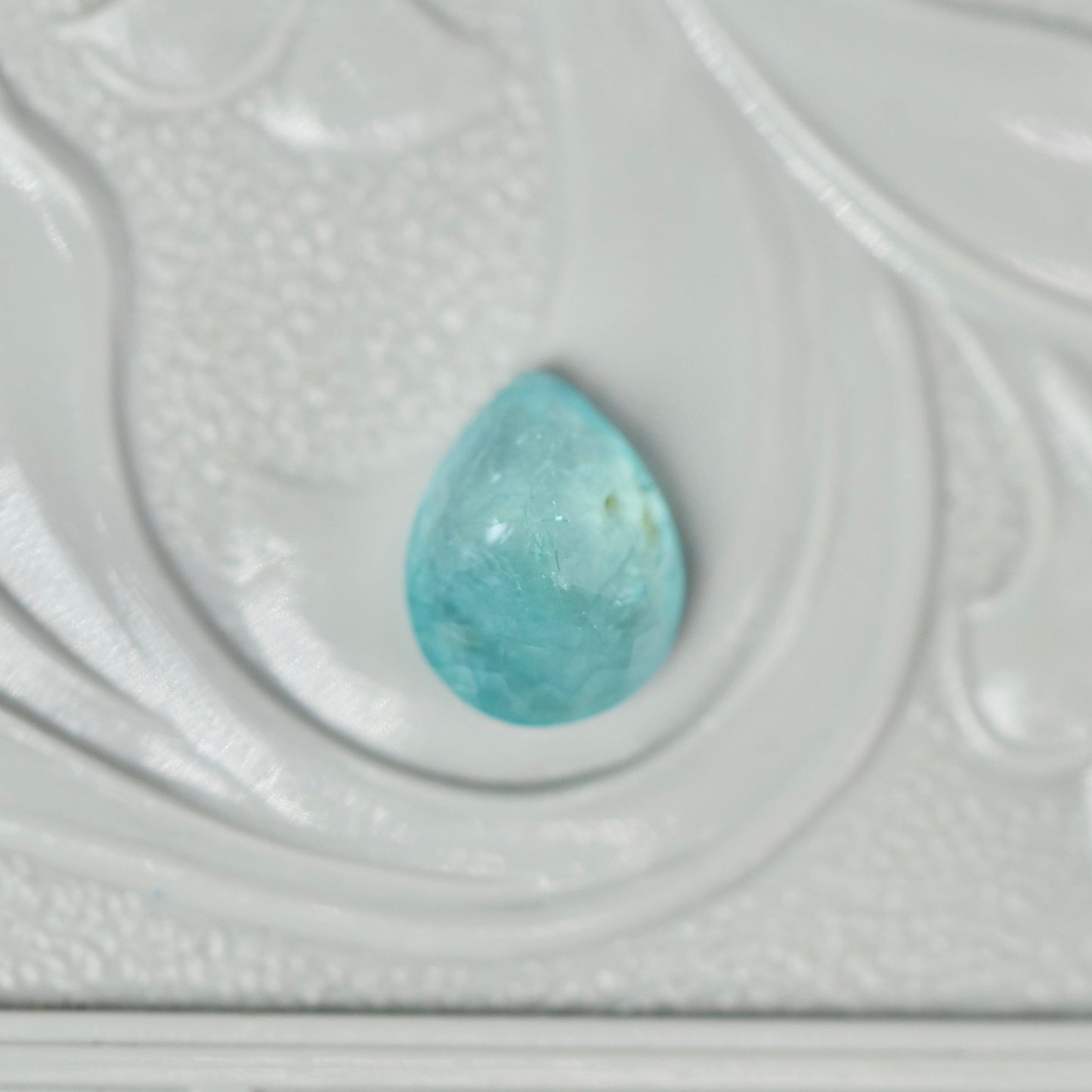 グランディディエライト 0.55ct  ペアシェイプカット 6.1mm×4.5mm×3.4mm【MJ2968】