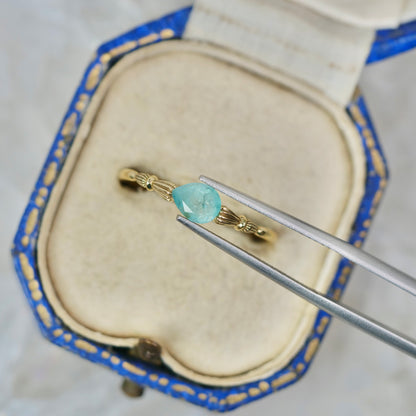 グランディディエライト 0.55ct  ペアシェイプカット 6.1mm×4.5mm×3.4mm【MJ2968】