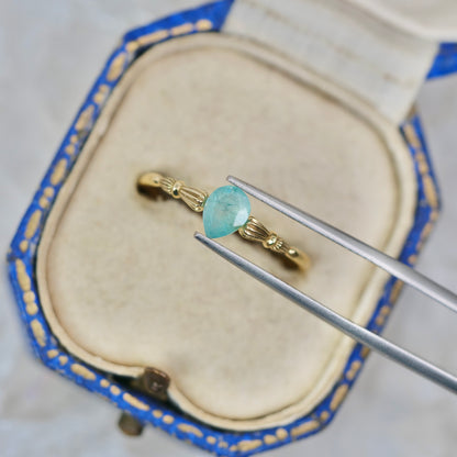 グランディディエライト 0.55ct  ペアシェイプカット 6.1mm×4.5mm×3.4mm【MJ2968】