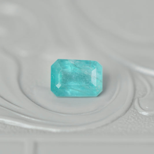 グランディディエライト 0.75ct  エメラルドカット 6.0mm×4.7mm×3.3mm【MJ2967】