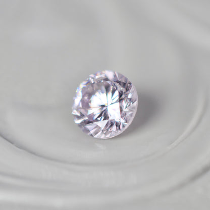 ピンクダイヤモンド 0.188ct Very Light Pink ラウンドカット 3.5mm×3.6mm×2.2mm ソーティング付【MJ3003】