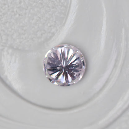 ピンクダイヤモンド 0.188ct Very Light Pink ラウンドカット 3.5mm×3.6mm×2.2mm ソーティング付【MJ3003】