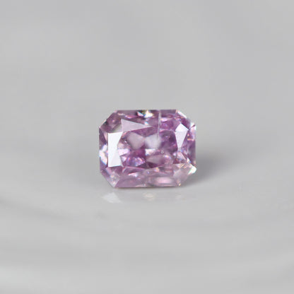 ピンクダイヤモンド 0.05ct Fancy Purple Pink クッションカット  2.3mm×1.8mm×1.4mm ソーティング付【MJ3006】