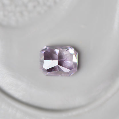 ピンクダイヤモンド 0.05ct Fancy Purple Pink クッションカット  2.3mm×1.8mm×1.4mm ソーティング付【MJ3006】
