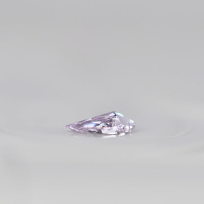 ピンクダイヤモンド 0.063ct Fancy Light Purple Pink ペアシェイプカット  3.7mm×2.3mm×1.1mm ソーティング付【MJ3007】
