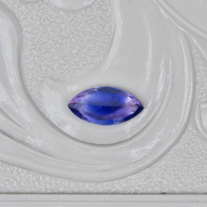 バイカラーサファイア マーキスカット 0.29ct 2.9mm×5.8mm×1.8mm【MJ3002】