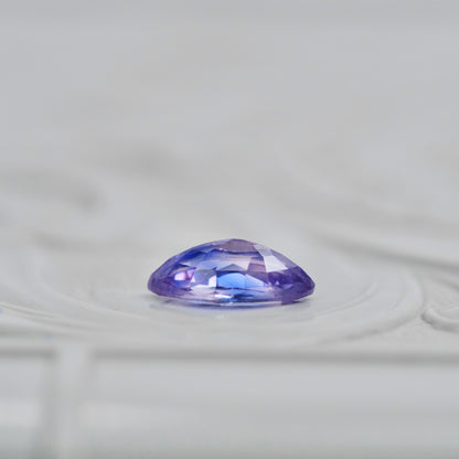 バイカラーサファイア マーキスカット 0.31ct 2.9mm×5.9mm×2.1mm【MJ3001】