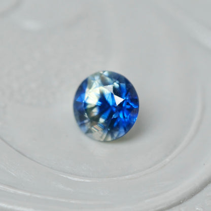 ティールサファイア 0.24ct ラウンドカット 3.6mm×3.6mm×2.6mm【MJ2875】