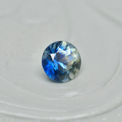ティールサファイア 0.24ct ラウンドカット 3.6mm×3.6mm×2.6mm【MJ2875】