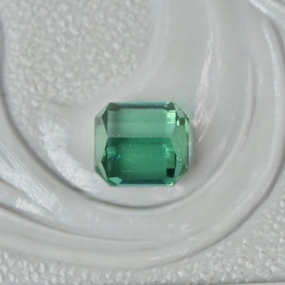 ラグーントルマリン 0.51ct エメラルドカット 4.5mm×4.0mm×3.2mm 【MJ2910】