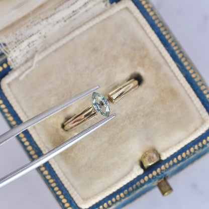 サファイア 0.32ct マーキスカット  5.9mm×3.0mm×2.1mm 【MJ2888】