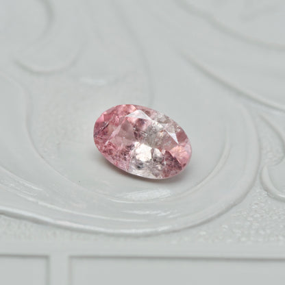 バイカラートルマリン 0.49ct オーバルカット 6.1mm×4.0mm×2.8mm【MJ2980】