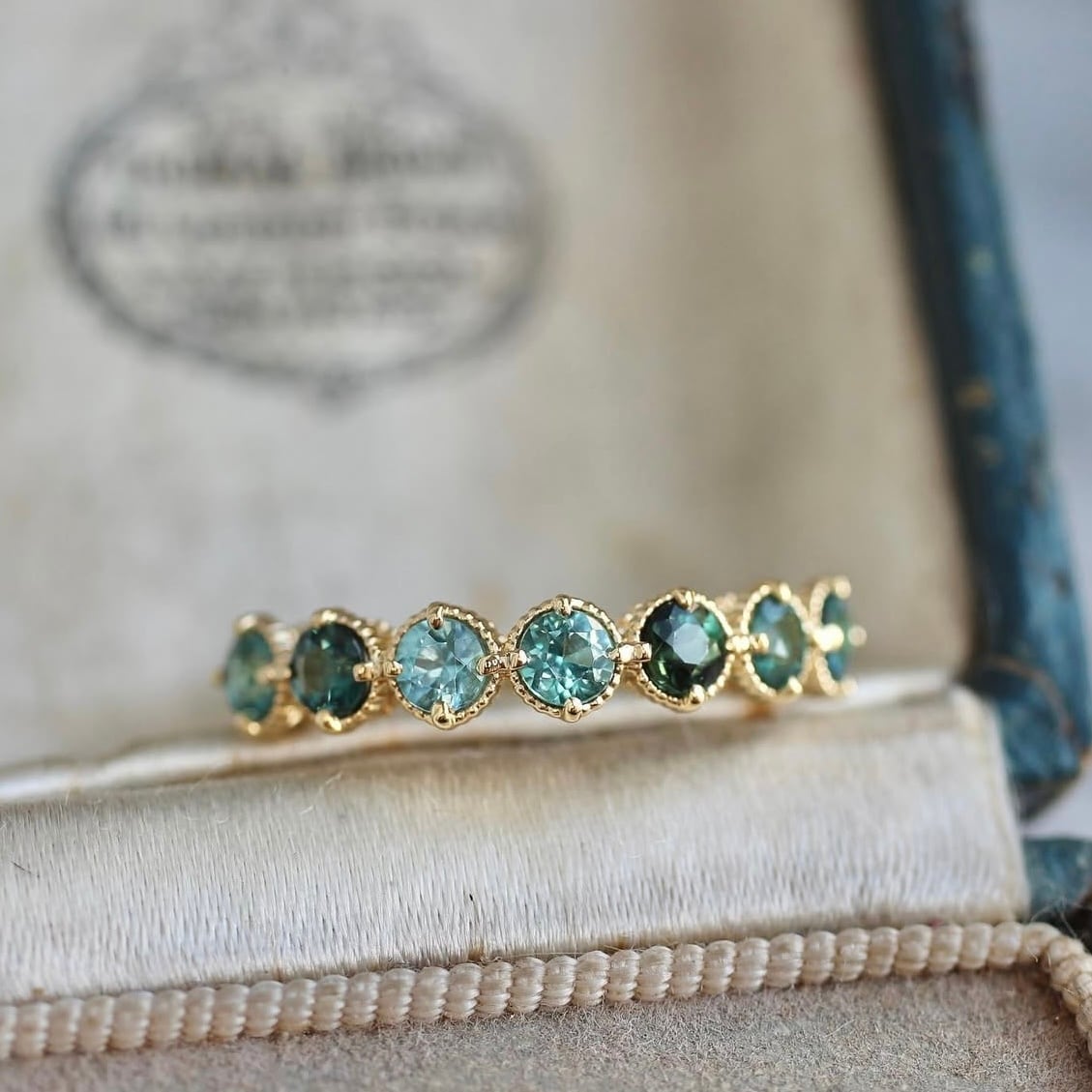 ブルートルマリン 7ピースセット 計0.75ct 2.9mm 【MJ2591】