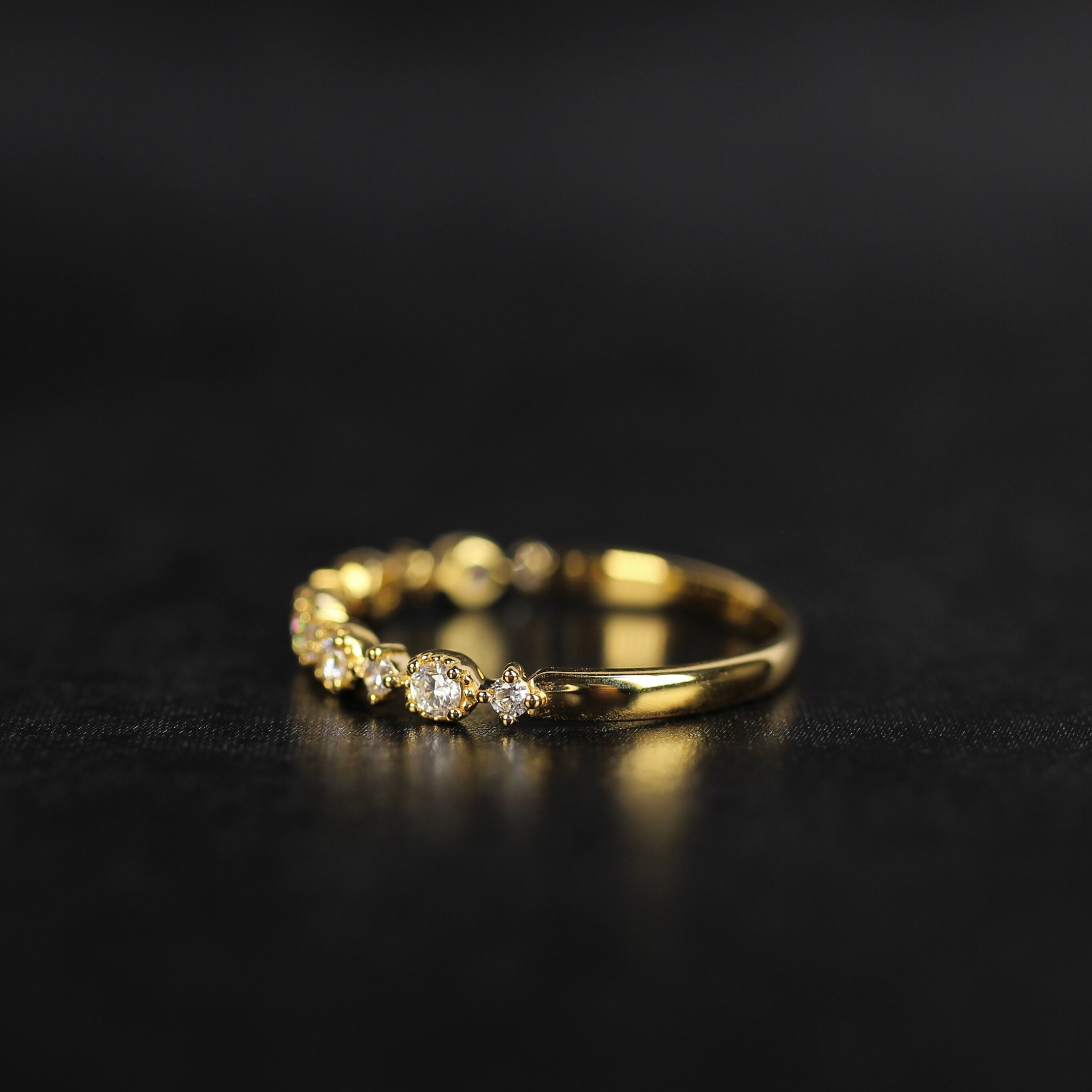 Nocturne - Étoile | ハーフエタニティ ダイヤモンド 0.22ct VSクラス