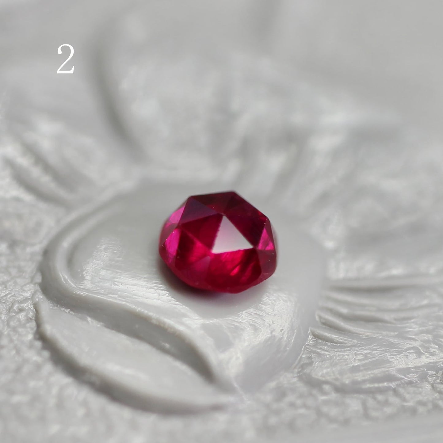 ルビー ローズカット 2.7~2.8mm【MJ2736】